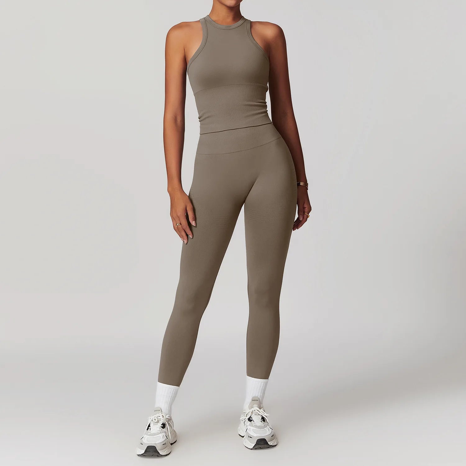 2/3/4PCS Yoga Set Seamless Gym Clothes Sportswear Yoga Suits For Women Fitness Long Sleeved Tracksuits Sports Bra Gym Leggings
