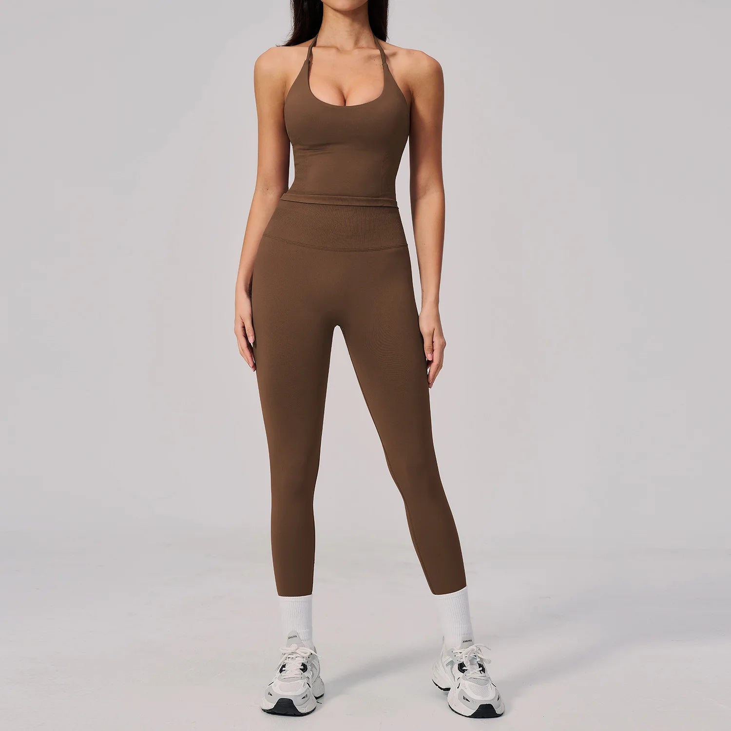Seamless Yoga Set Women's Tracksuit Gym Clothes Fitness Set Woman 2 Pieces Legging Sports Bra Breathable Sportwear Woman Outfits
