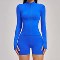 Seamless Yoga Suit 2PCS Sports Set Women Outfits Quick-Drying Gym Set Women Tracksuit Running Workout Long Sleeve Yoga Clothing