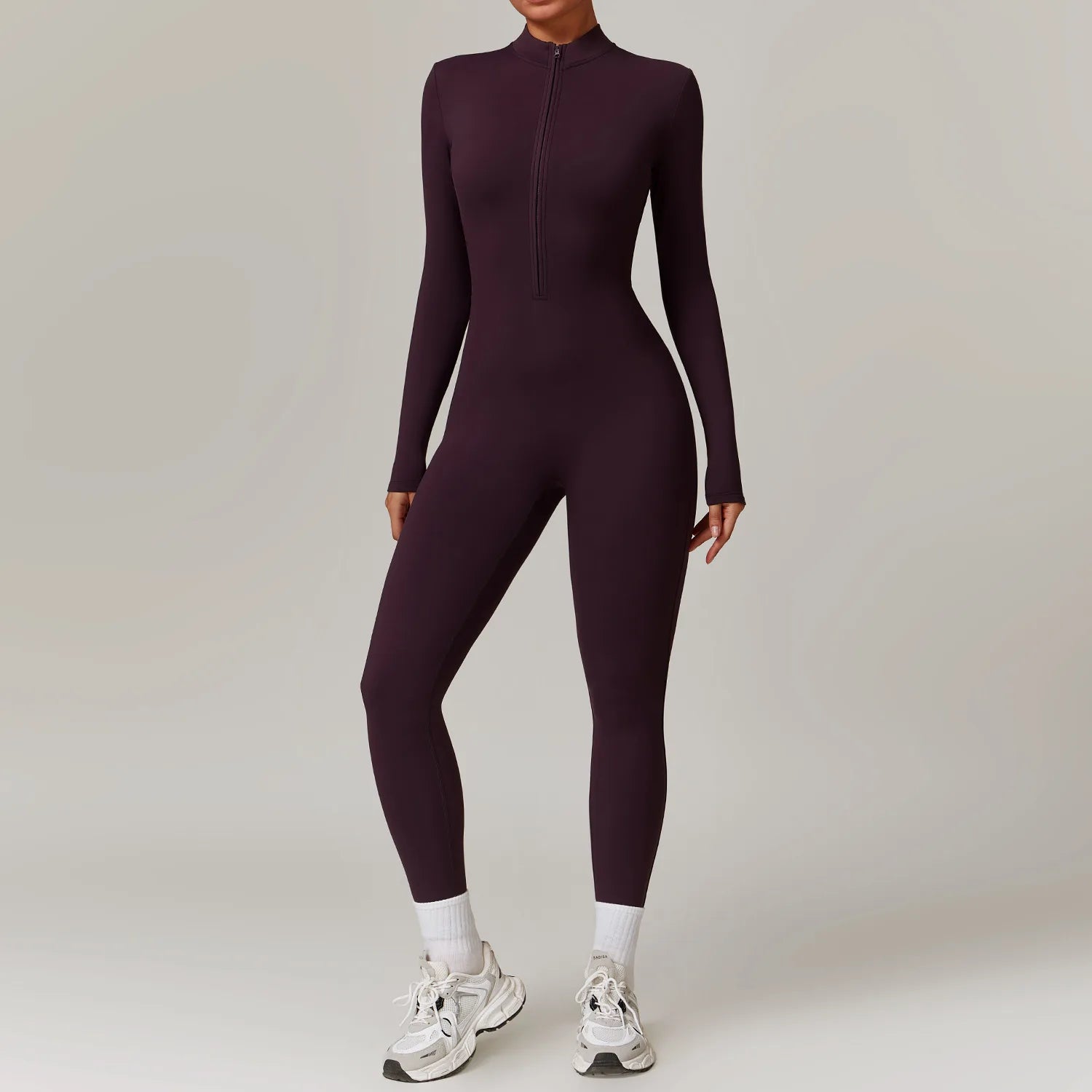 Winter Zipper Workout Jumpsuit Sports Overalls Women Gym Clothing Running Fitness Suit Gym Tracksuit Push Up Sportswear Yoga Set