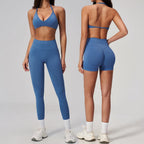 Seamless 2PCS Yoga Clothes Women's Tracksuit Athletic Wear Pilates Fitness Set Gym Workout Sets Push Up Sports Bra Leggings Suit