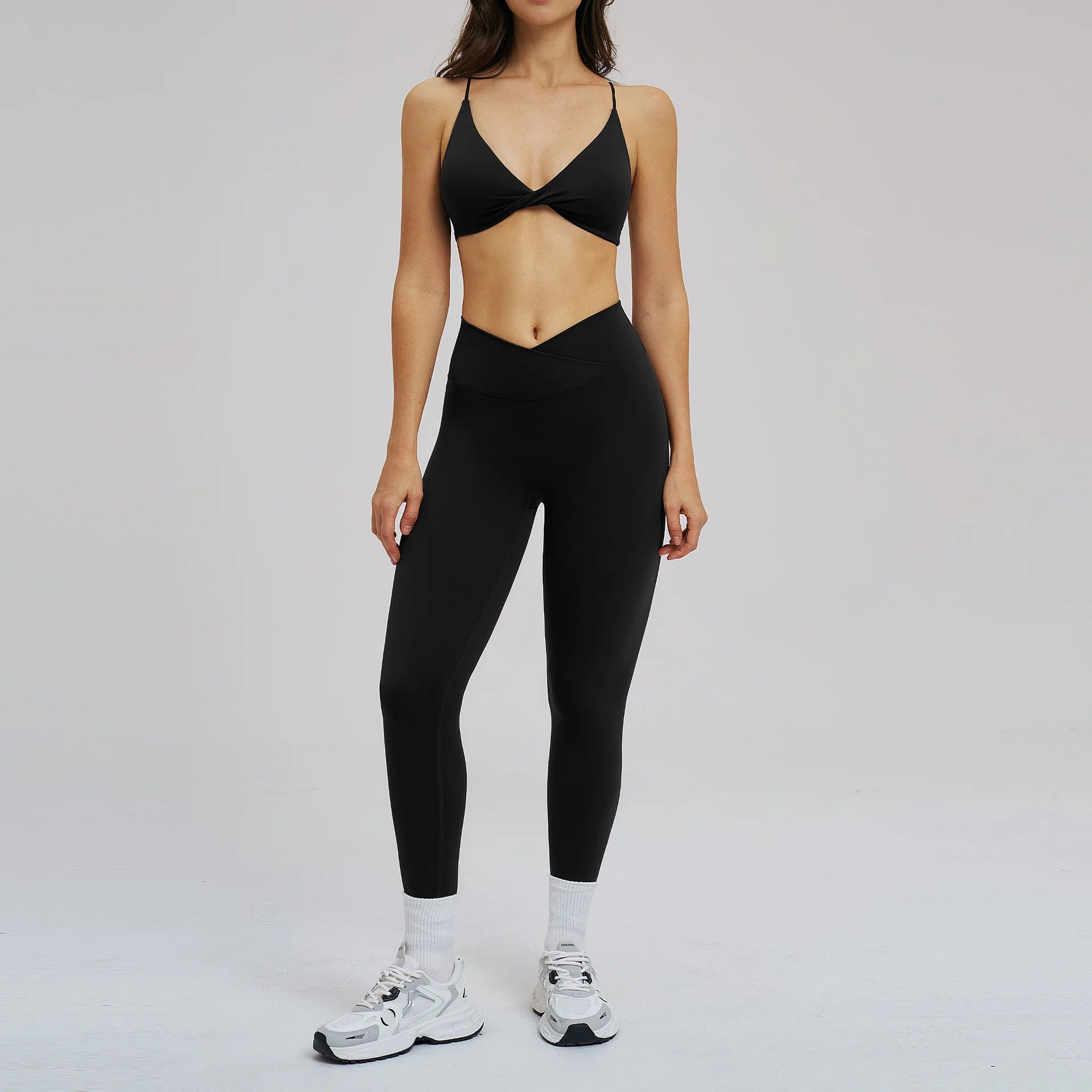 Yoga Clothes Women's Tracksuit Gym Outfits 2PCS Athletic Wear Fitness Suit Workout Push Up Clothes Sports Bra Leggings Suit