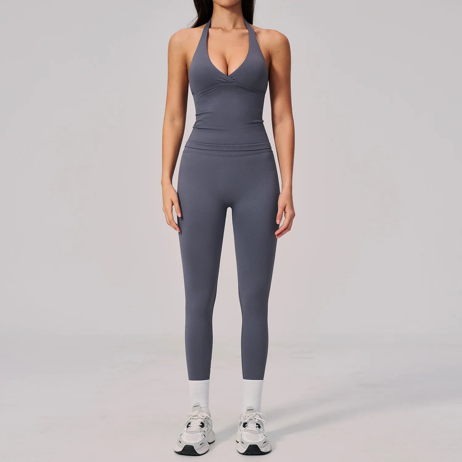 Seamless Yoga Set 2 Piece Yoga Clothes Women's Tracksuit Athletic Wear Fitness Suit Gym Sets Workout Push Up Sports Bra Leggings