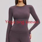 JUREN Sports Long Sleeve Shirt Quick Dry Yoga Clothes Gym Top Women Breathable Fitness Tops Yoga Shirt Women Workout Top Female