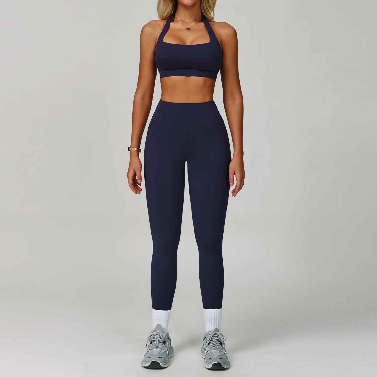 Women's Tracksuit 2 Piece Set Fitness Clothes Yoga Sets Sportswear Workout Bra High Waist Leggings Set Gym Clothing Sports Suits
