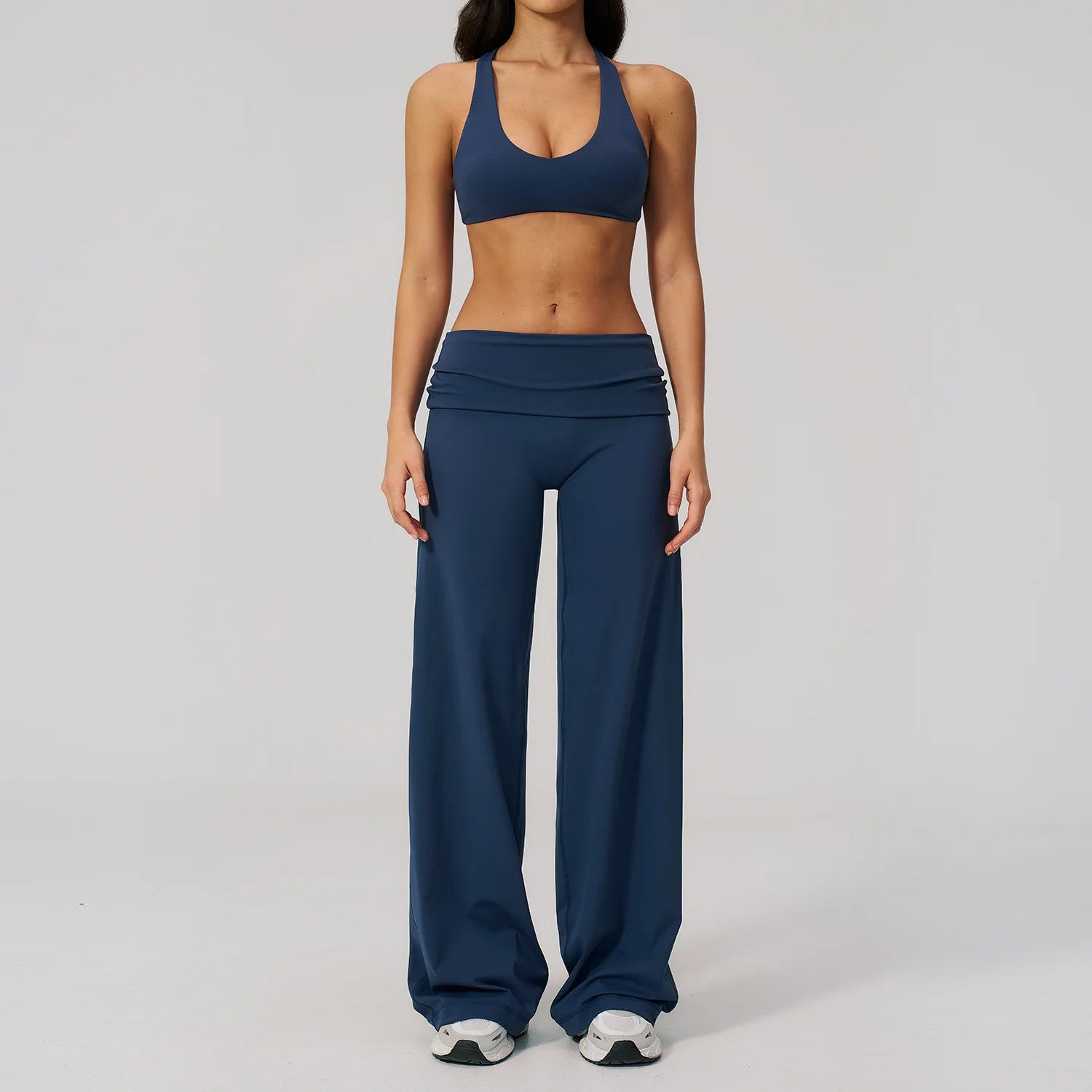 2PCS Yoga Suit Women Tracksuit Sports Set Gym Set Running Workout Clothes Short Sleeves Sports Bra Athletic Wear Yoga Clothing