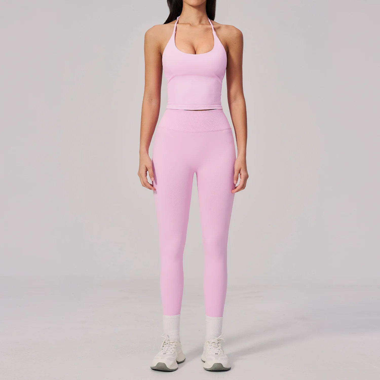 Seamless Yoga Set Women's Tracksuit Gym Clothes Fitness Set Woman 2 Pieces Legging Sports Bra Breathable Sportwear Woman Outfits