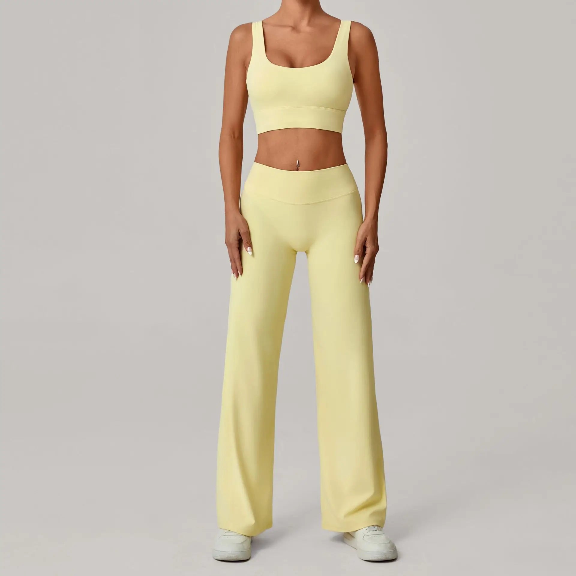Women Tracksuit 2PCS Yoga Suit Sports Bra High Waist Leggings Sports Outfit Gym Set Push Up Fitness Workout Clothes Sportswear