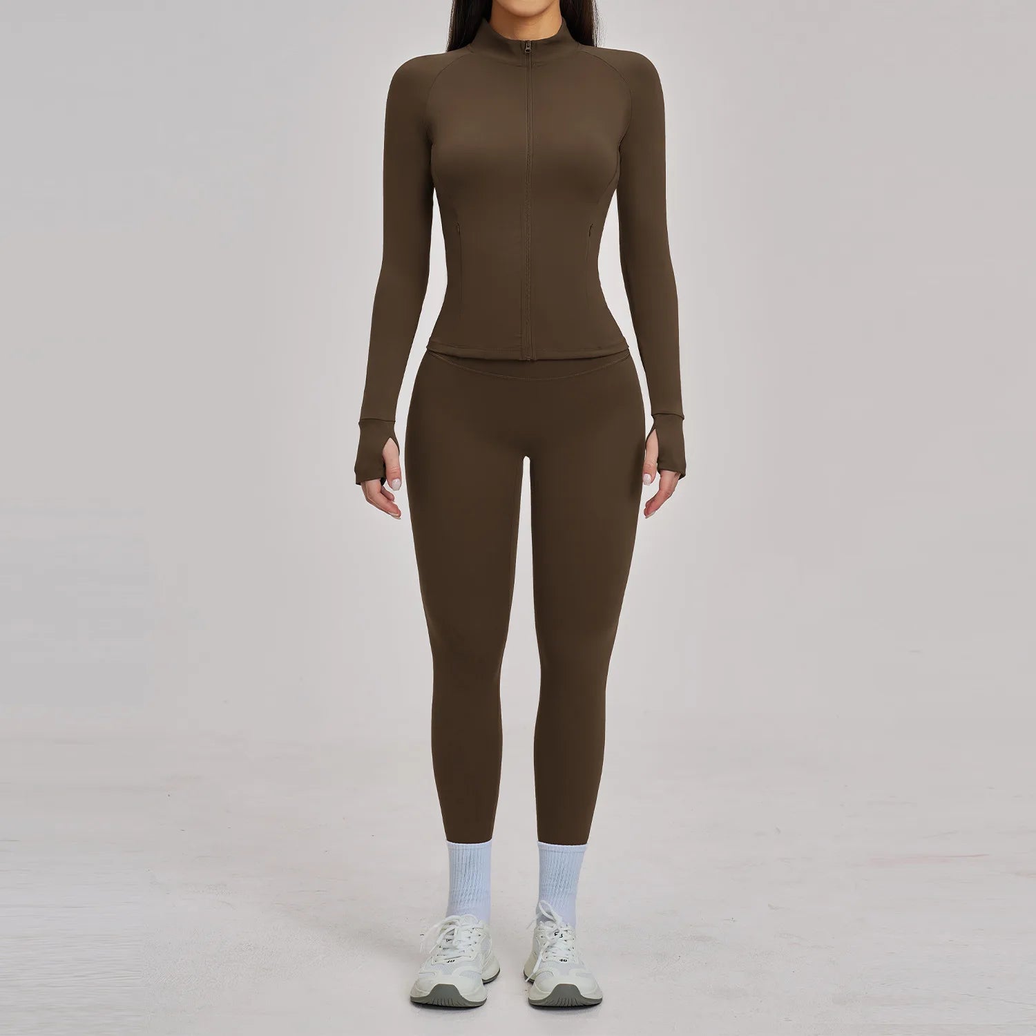 2PCS Yoga Set Sports Outfits Women Quick-Drying Gym Set Women Tracksuit Running Workout Long Sleeve Sports Shirt Yoga Clothing
