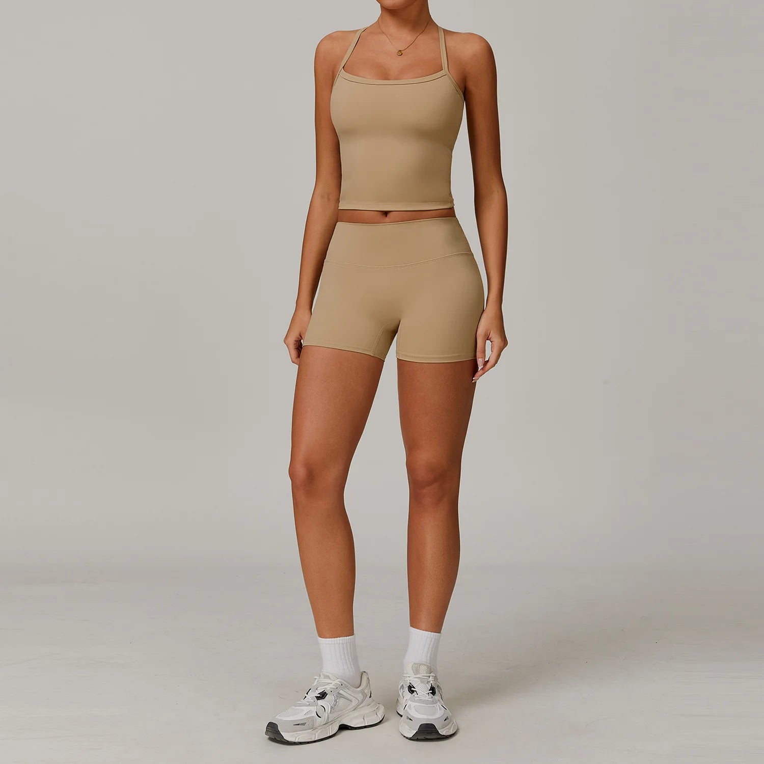 2PCS Yoga Set Women's Tracksuit Workout Outfits Push Up Sportswear Gym Clothing Running High Waist Leggings Fitness Sports Suits
