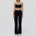 2PCS Sportswear Women Yoga Set Gym Clothes Workout Outfits Sportswear Yoga Suits Fitness Set Tracksuits Sports Bra Gym Leggings