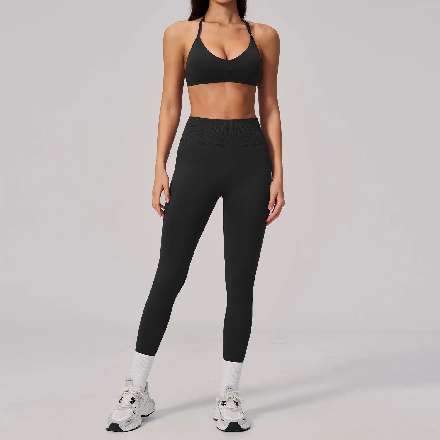 Seamless Yoga Set 2PCS Women's Tracksuit Workout Athletic Wear Sportswear Gym Clothing High Waist Leggings Fitness Sports Suits