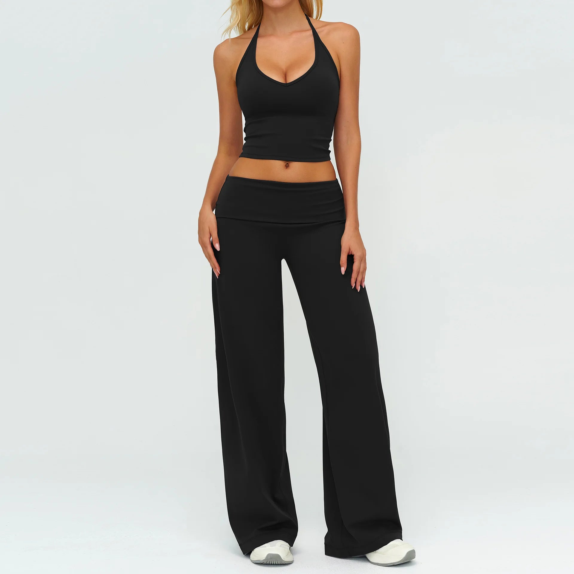 Women Tracksuit 2/3PCS Yoga Set Sportswear Workout Clothes Athletic Wear Gym Outfit Fitness Bra Crop Top Long Sleeve Sports Suit