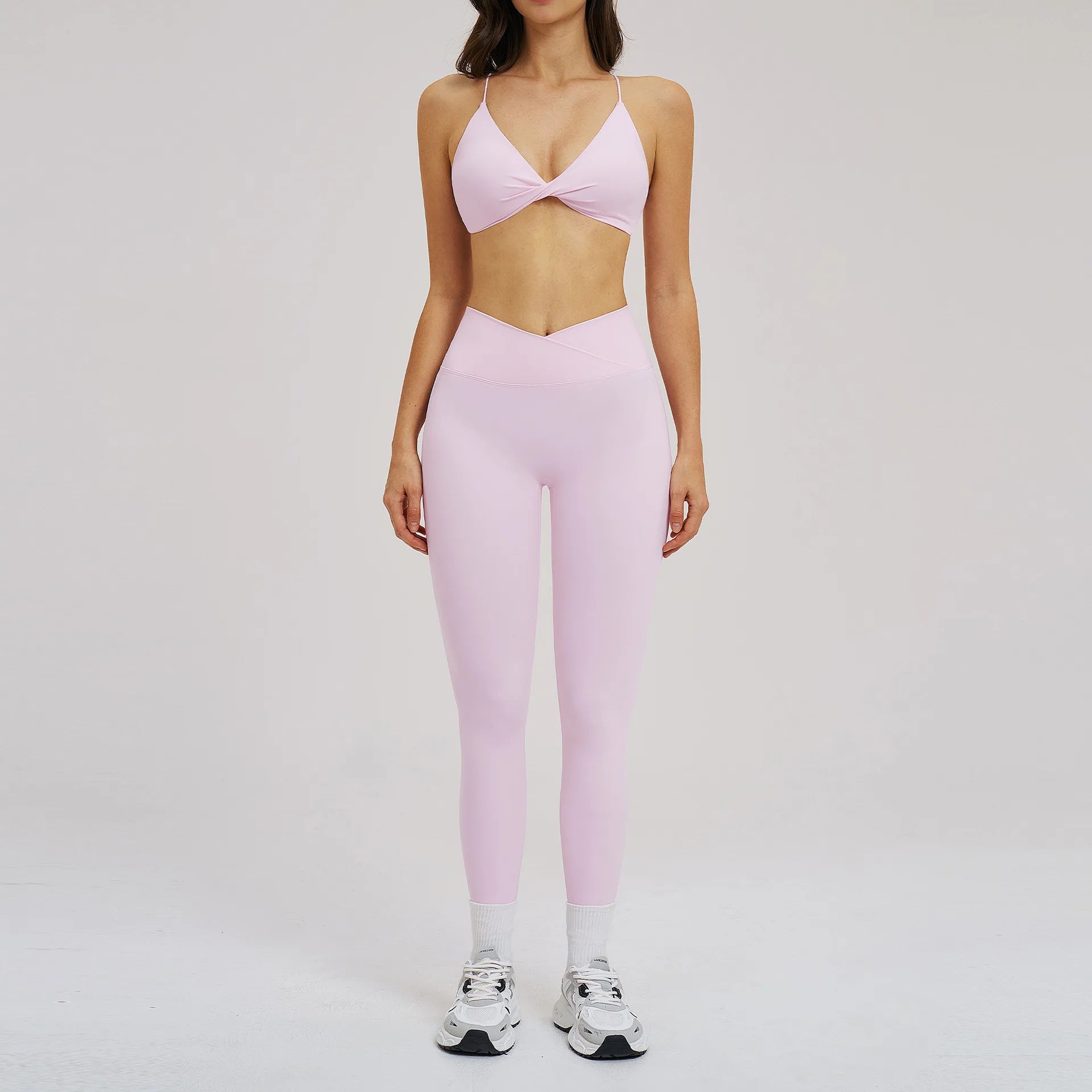 Yoga Clothes Women's Tracksuit Gym Outfits 2PCS Athletic Wear Fitness Suit Workout Push Up Clothes Sports Bra Leggings Suit