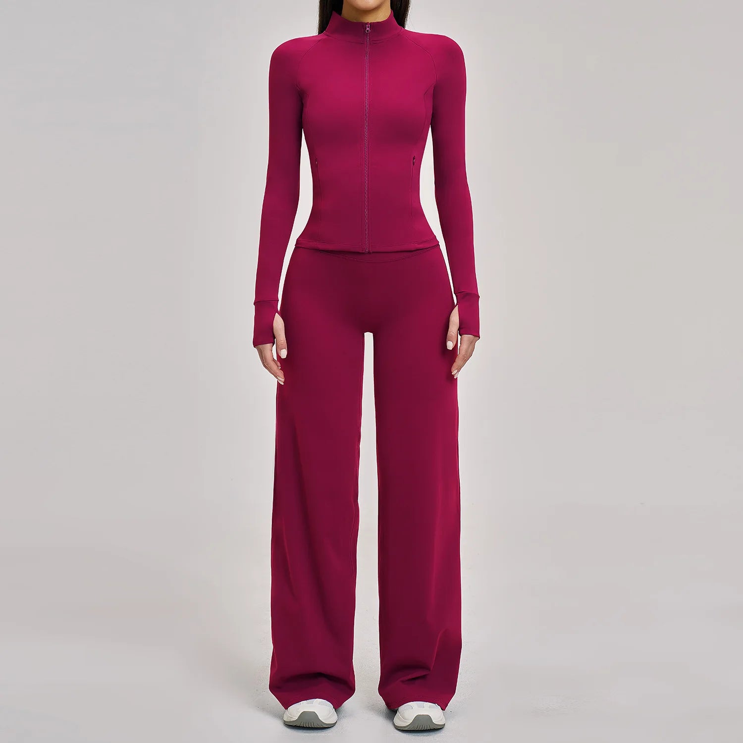 Yoga Suit 2/3PCS Sports Set Women Tracksuit Gym Set Running Workout Clothes Long Sleeve Sports Bra Athletic Wear Yoga Clothing