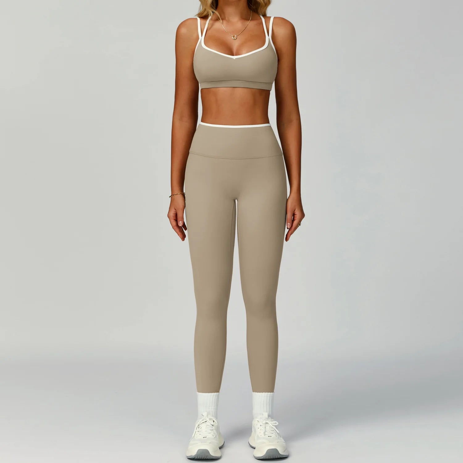 Fitness Suit Sports Set Women Tracksuit 2 Pieces Yoga Outfits Sportswear Gym Legging Sports Underwear Workout Clothes Woman Set