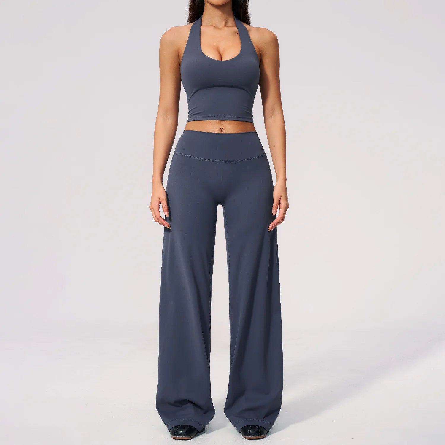 Yoga Set 2 Pieces Women Clothes Workout Outfits Fitness Sportswear Gym Tracksuit High Waist Leggings Sports Bra Athletic Wear
