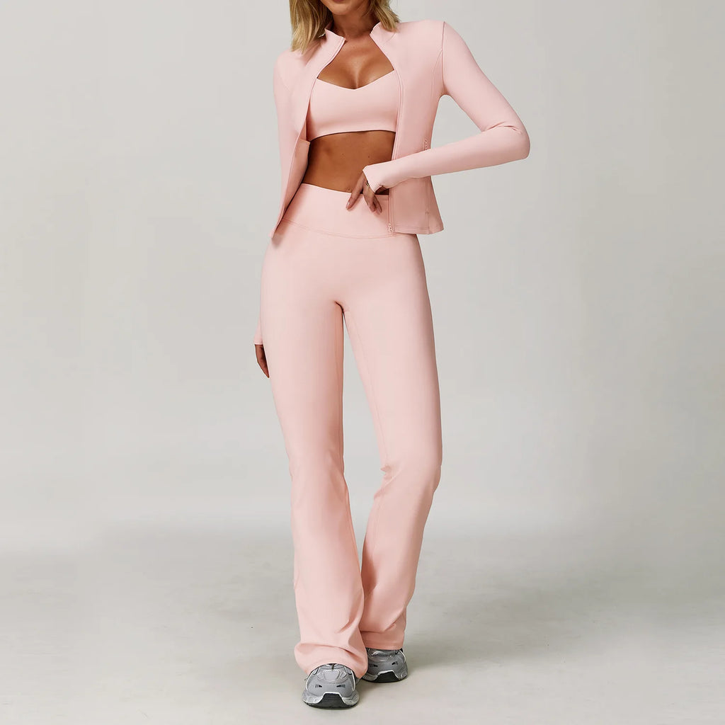2/3PCS Yoga Suit Women Sports Set Quick-Drying Gym Set Women Tracksuit Running Workout Long Sleeve Sports Shirt Yoga Clothing