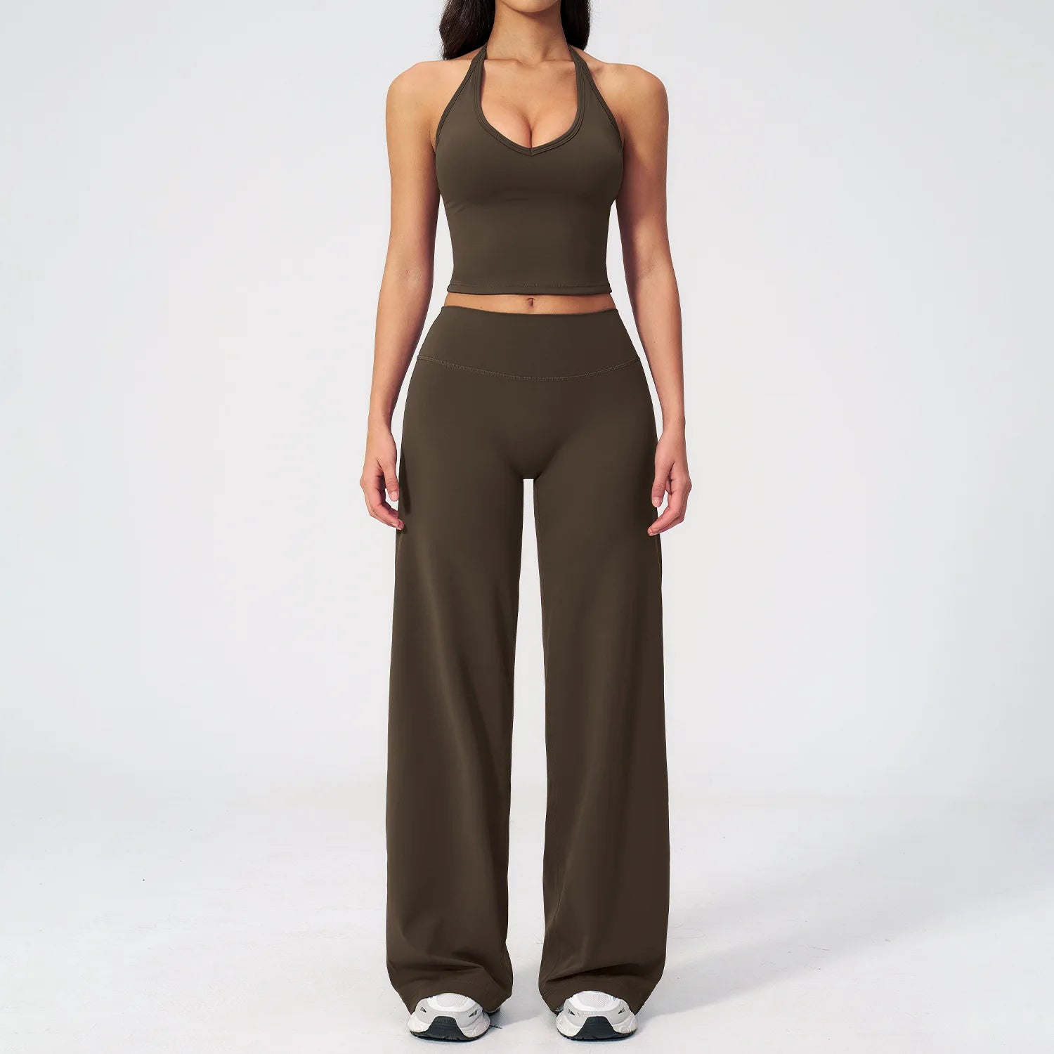 Yoga Set 2 Pieces Women Tracksuit Sportswear Running Workout Clothes Athletic Wear Gym Outfits Legging Fitness Bra Sports Suits