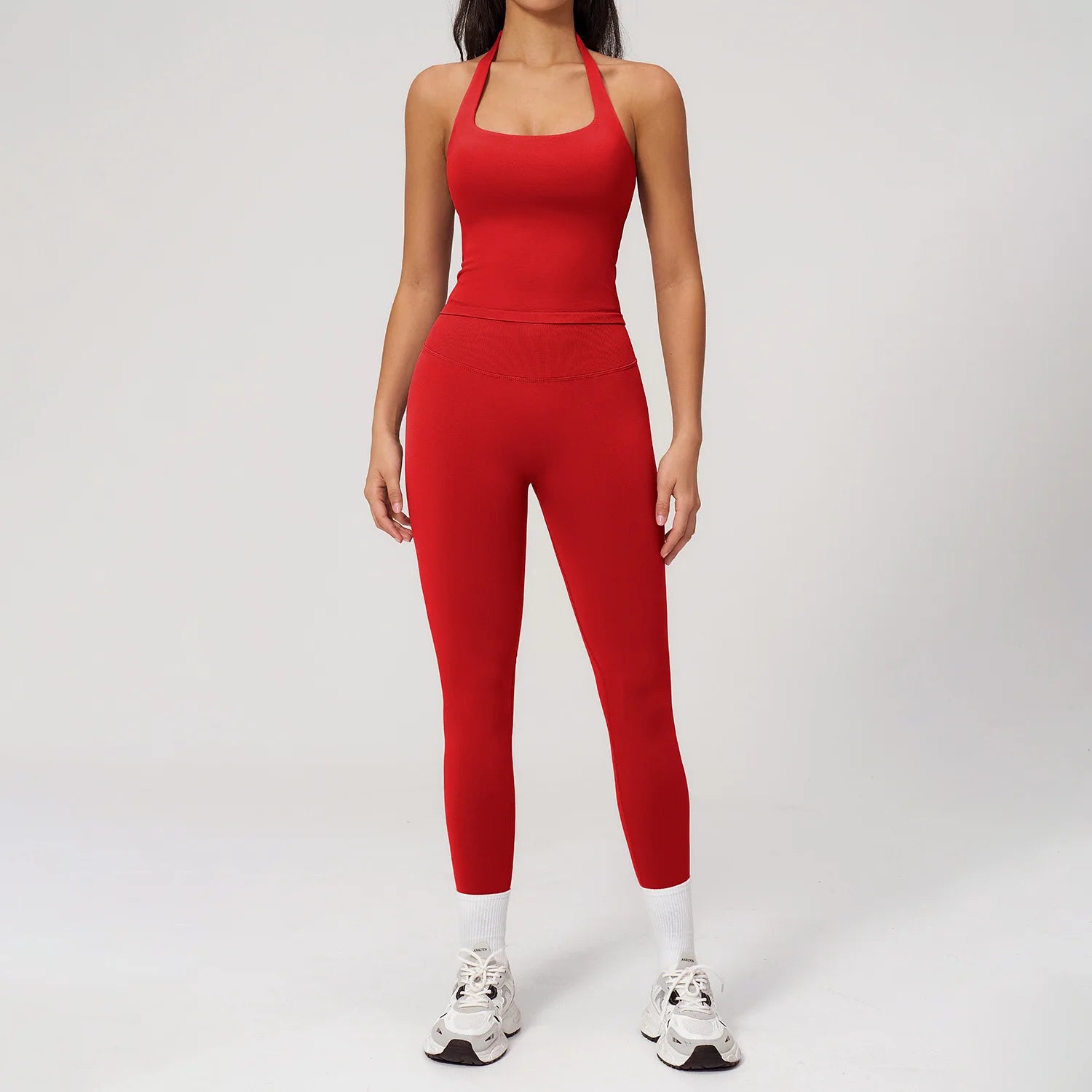 2PCS Yoga Outfit Women Tracksuit Athletic Wear Pilates Fitness Suit Gym Clothes Workout Push Up Clothes Sports Bra Leggings Suit