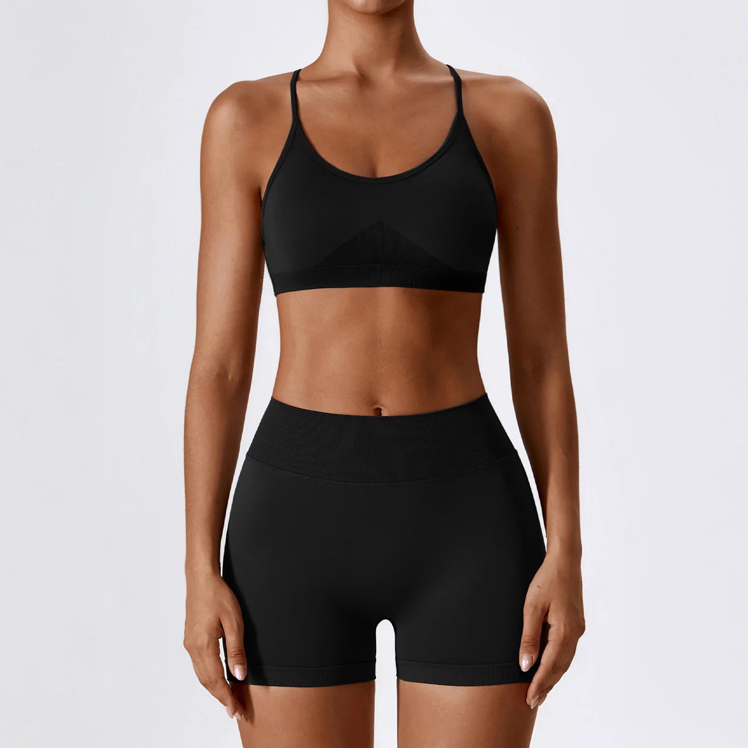 2/3PCS Yoga Set Women Workout Set Seamless Sportswear Gym Clothing Fitness Long Sleeve Crop Top High Waist Leggings Sports Suits