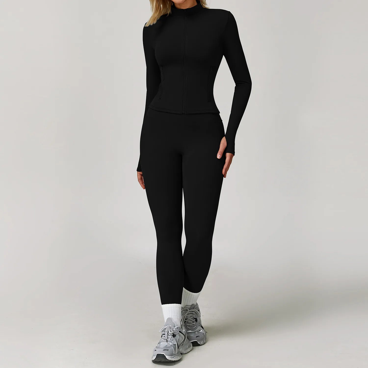 Yoga Suit 2/3PCS Women Tracksuit Sports Set Gym Set Running Workout Clothes Long Sleeve Sports Bra Athletic Wear Yoga Clothing