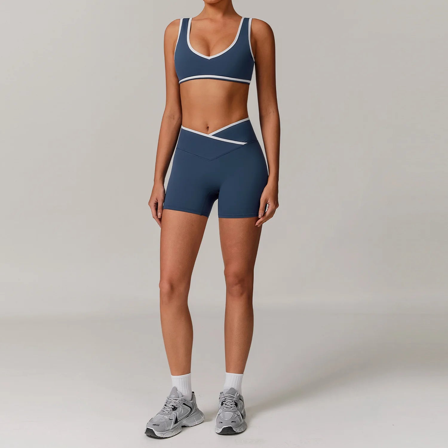 2PCS Yoga Set Women Tracksuit Nude Feeling Workout Sets Gym Clothes Push Up Fitness Running Sportwear Sport Bra Leggings Suit