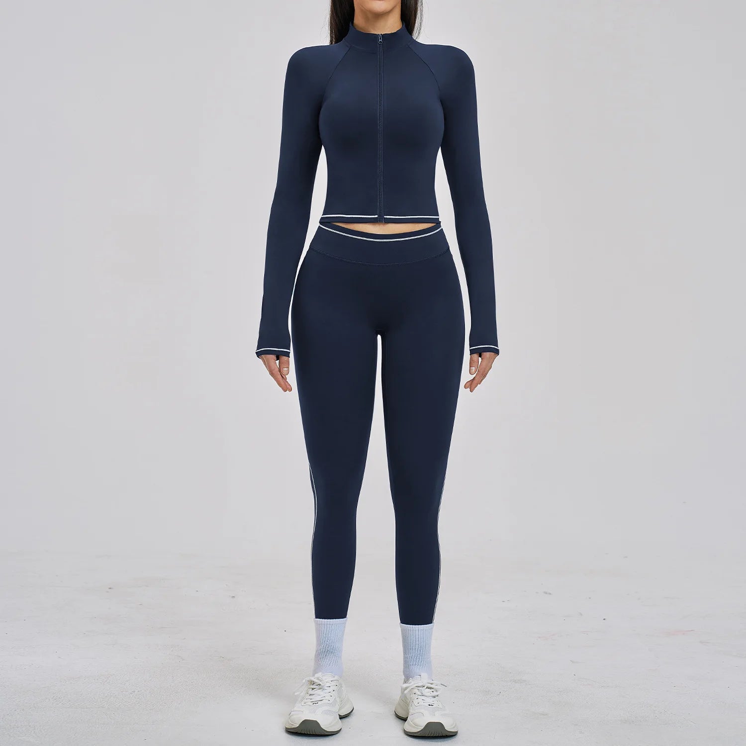2PCS Yoga Suit for Women Tracksuit Fitness Outfits Gym Clothes Sports Bra Shorts Shorts Workout Sets Gym Long Sleeves Sportswear