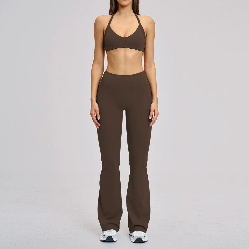 2PCS Women Tracksuit Seamless Yoga Set Workout Outfits Sportswear Gym Clothing High Waist Leggings Fitness Clothes Sports Suits