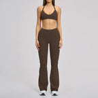 2PCS Women Tracksuit Seamless Yoga Set Workout Outfits Sportswear Gym Clothing High Waist Leggings Fitness Clothes Sports Suits