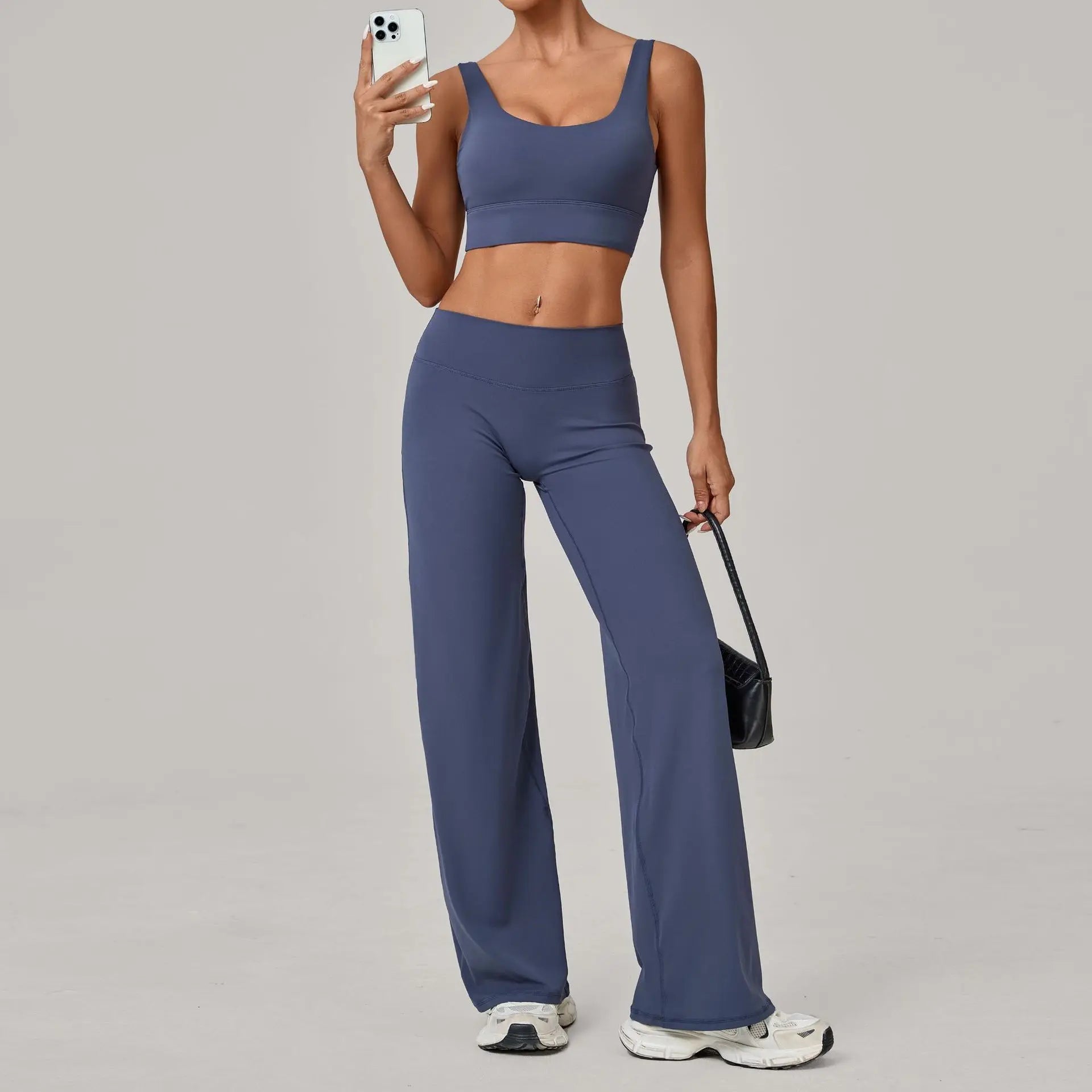 Women Tracksuit 2PCS Yoga Suit Sports Bra High Waist Leggings Sports Outfit Gym Set Push Up Fitness Workout Clothes Sportswear