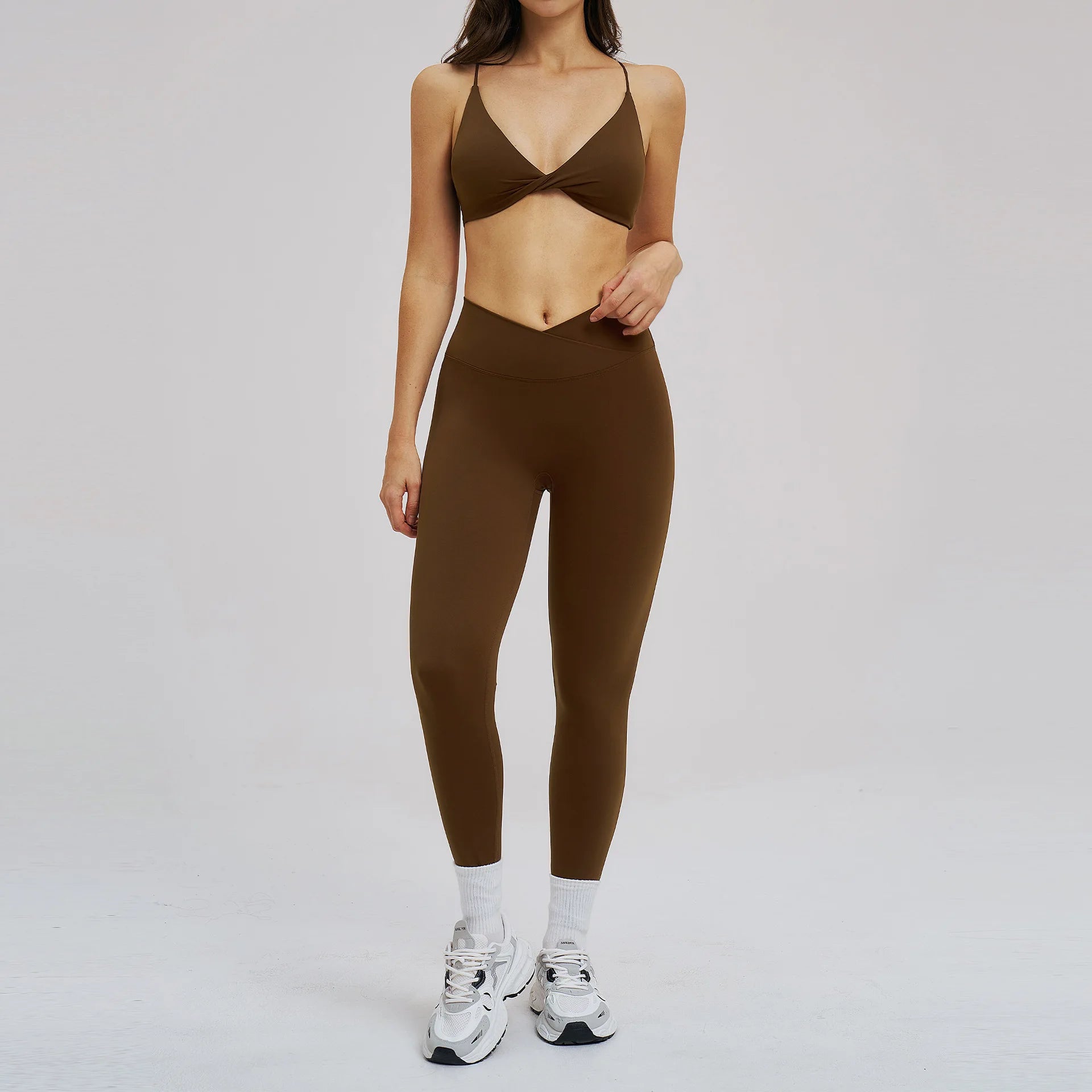 Yoga Clothes Women's Tracksuit Gym Outfits 2PCS Athletic Wear Fitness Suit Workout Push Up Clothes Sports Bra Leggings Suit