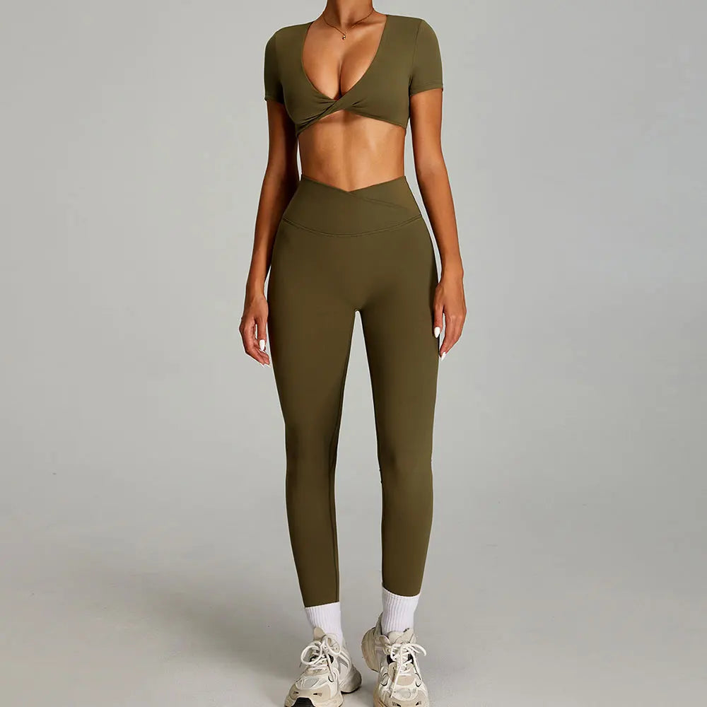 2 Pieces Sportswear Women Yoga Set Gym Clothes Sportswear Yoga Suits Fitness Set Tracksuits Sports Bra Gym Outfits Leggings