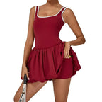 Women's Rompers Gym Jumpsuit Fitness Suit Short Sets Sports Overalls Tracksuit Yoga Clothing Tennis Skirt Workout Set Sportswear