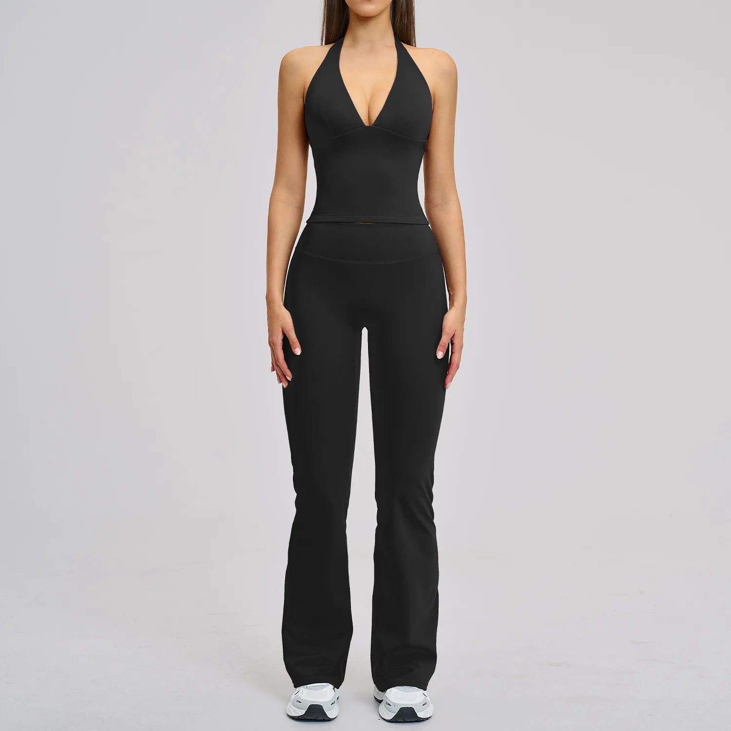 Yoga Set 2PCS Women Tracksuit Sport Suit Gymwear Workout Clothes Gym Crop Top High Waist Legging Fitness Bra Set Sports Suits