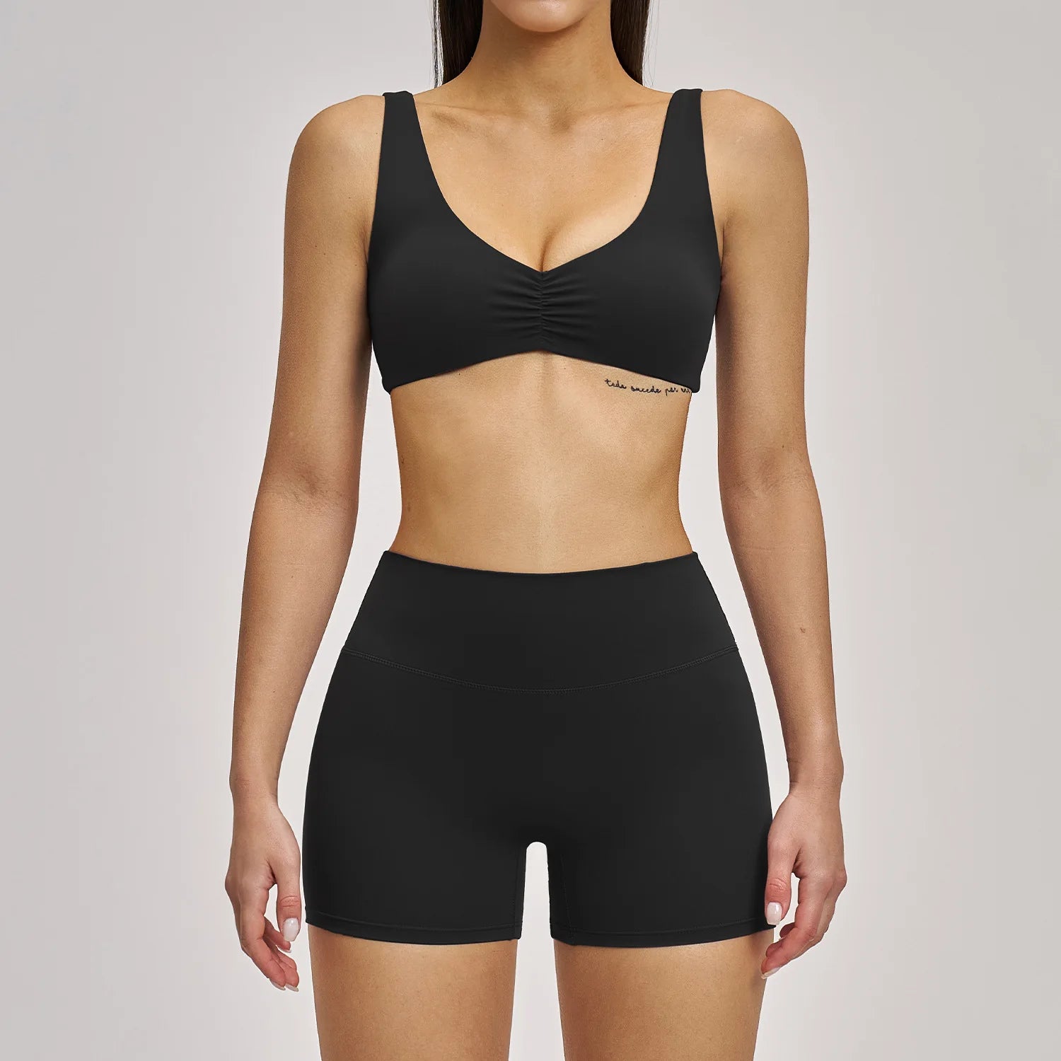 2PCS Yoga Set Sports Outfits Women Quick-Drying Gym Set Women Tracksuit Running Workout Long Sleeve Sports Shirt Yoga Clothing
