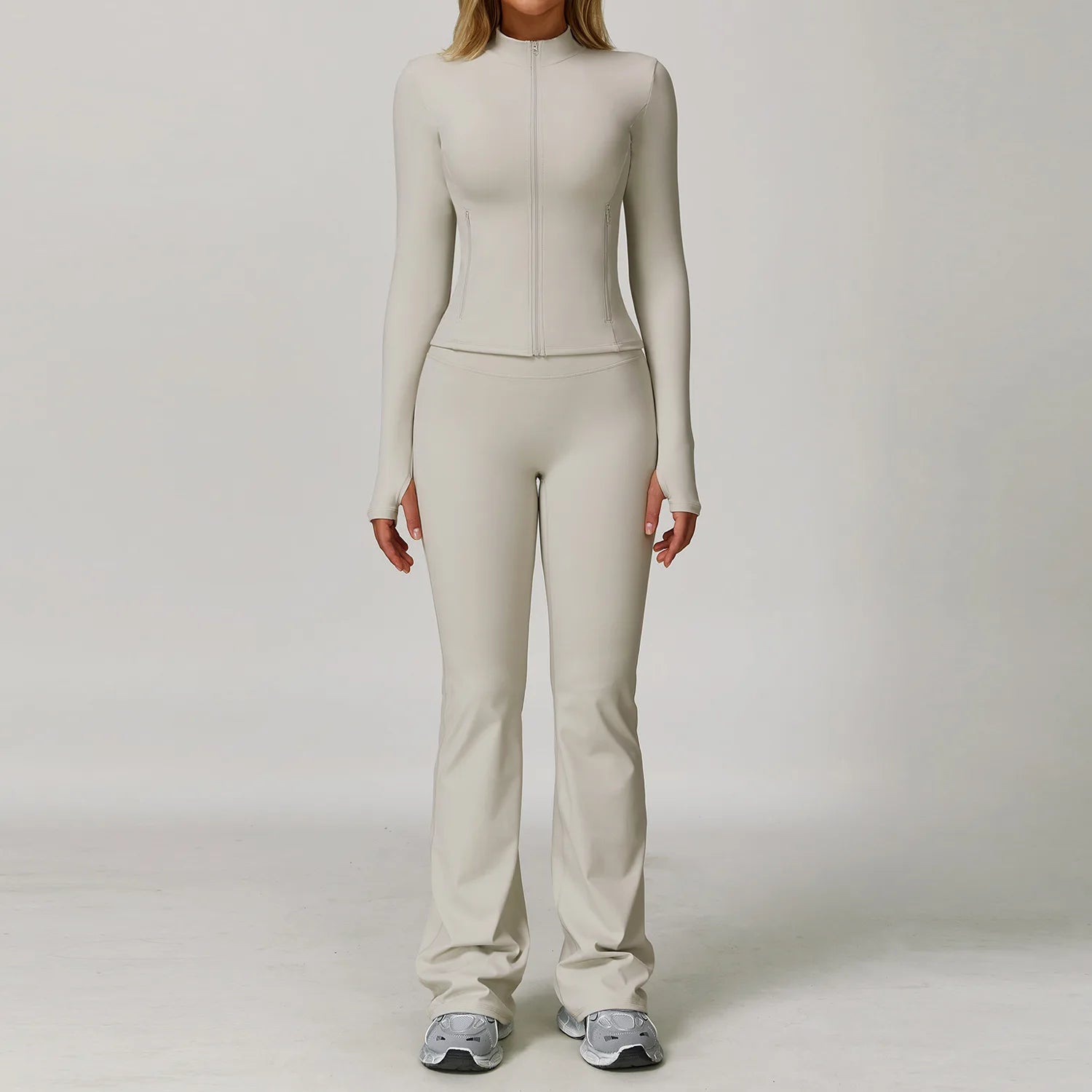 Yoga Suit 2/3PCS Women Tracksuit Sports Set Gym Set Running Workout Clothes Long Sleeve Sports Bra Athletic Wear Yoga Clothing