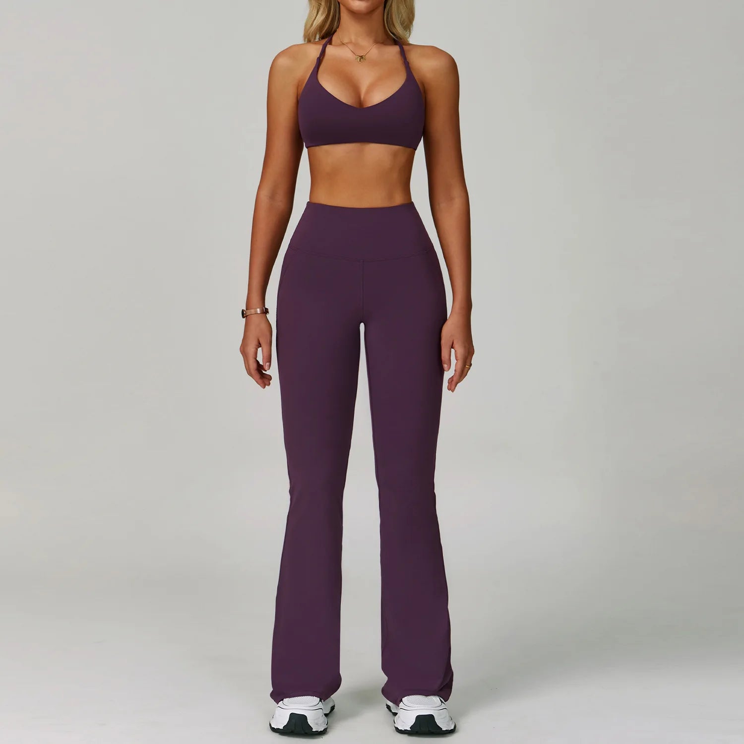 Women's Tracksuit 2 Piece Set Fitness Clothes Yoga Sets Sportswear Workout Bra High Waist Leggings Set Gym Clothing Sports Suits