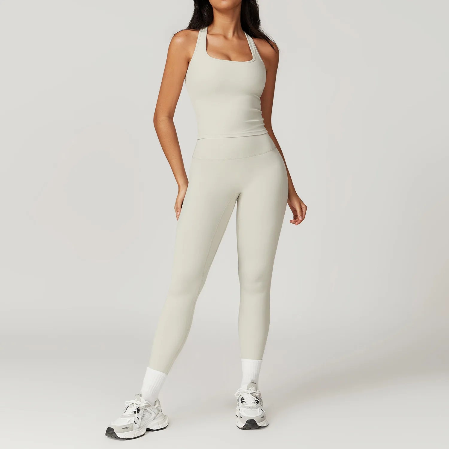 Yoga Set 2PCS Sports Suit Gym Leggings Women Clothes Fitness Tracksuit Workout Short Sleeve Female Yoga Short Skirt Sportswear