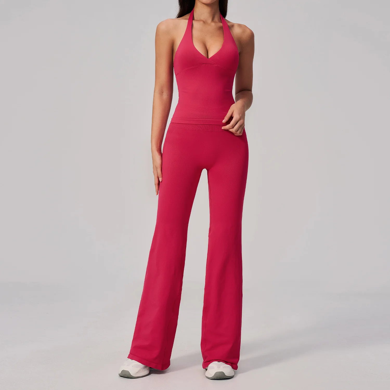 Seamless Yoga Set 2 Piece Yoga Clothes Women's Tracksuit Athletic Wear Fitness Suit Gym Sets Workout Push Up Sports Bra Leggings