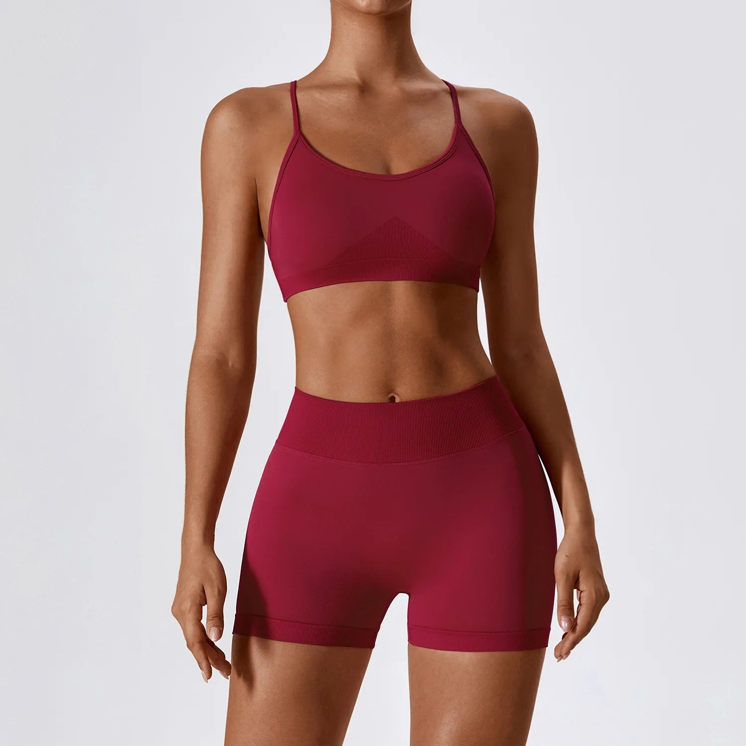 2/3PCS Yoga Set Women Workout Set Seamless Sportswear Gym Clothing Fitness Long Sleeve Crop Top High Waist Leggings Sports Suits