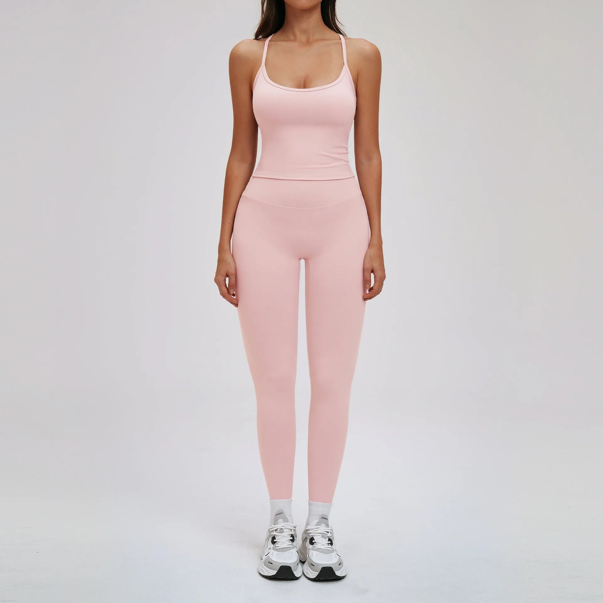 2PCS Yoga Outfits Sports Set Women Quick-Drying Gym Set Women Tracksuit Running Workout Short Sleeves Sports Shirt Yoga Clothing