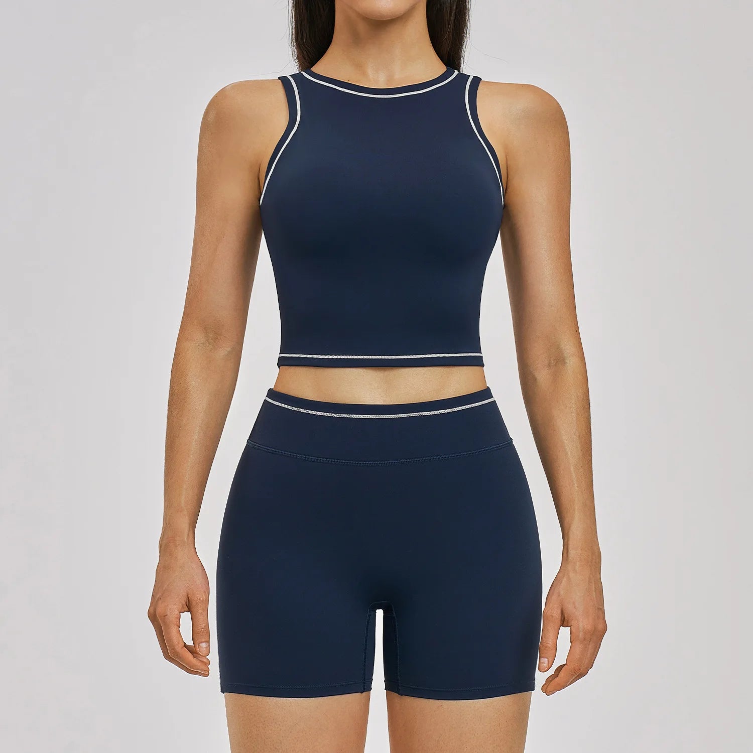 2PCS Yoga Set Women's Tracksuit Gym Outfits Fitness Set Woman Leggings Sports Bra Workout Long Sleeves Sportwear Woman Clothes