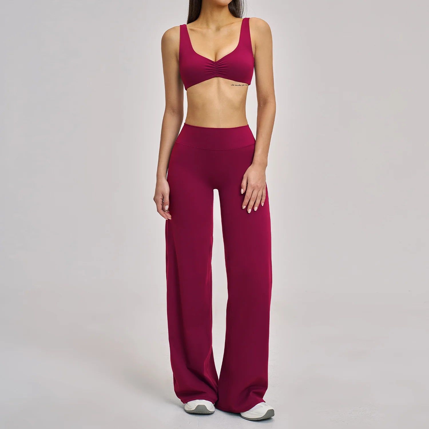 Yoga Suit 2/3PCS Sports Set Women Tracksuit Gym Set Running Workout Clothes Long Sleeve Sports Bra Athletic Wear Yoga Clothing