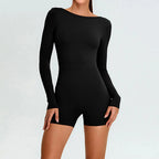 Yoga Suit Yoga Jumpsuit Long Sleeved Backless Rompers Sports Wear Gym Set Fitness Bodysuits Women Dance Running Workout Clothes