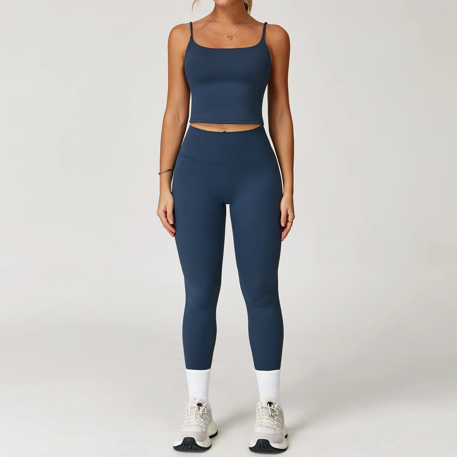 Sportswear Women's Tracksuit 2 Pieces Yoga Set Workout Clothes Running Gym Clothing High Waist Leggings Fitness Bra Sports Suits