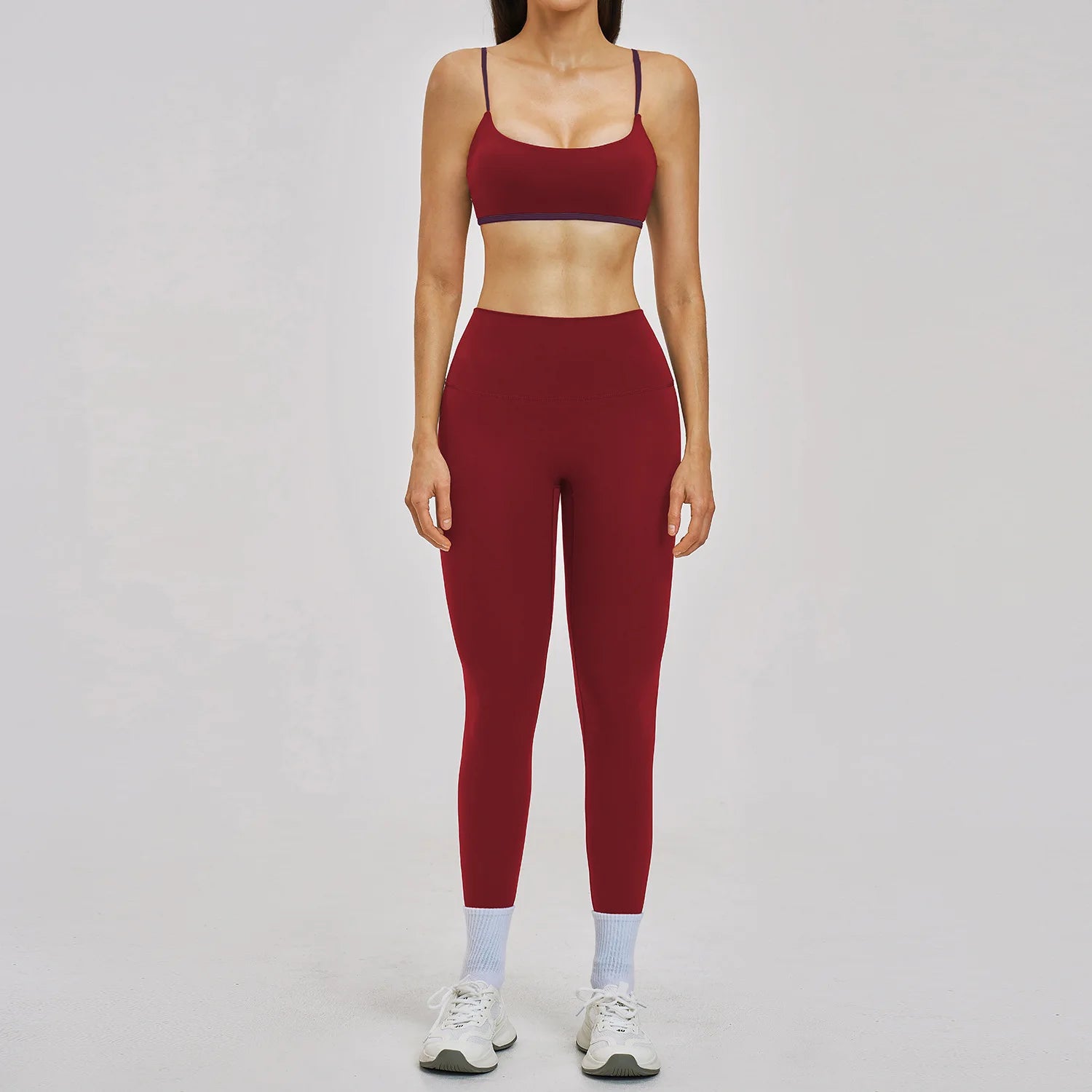 2 Pieces Yoga Set Women's Tracksuit Workout Sportswear Gym Clothing High Waist Leggings Fitness Bra Sports Suits Shorts Shorts