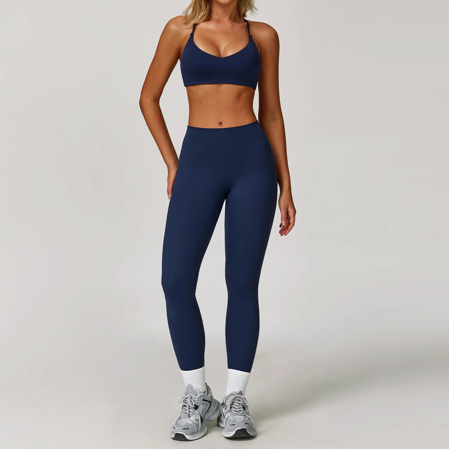 Yoga Suit 2/3PCS Women Tracksuit Sports Set Gym Set Running Workout Clothes Long Sleeve Sports Bra Athletic Wear Yoga Clothing