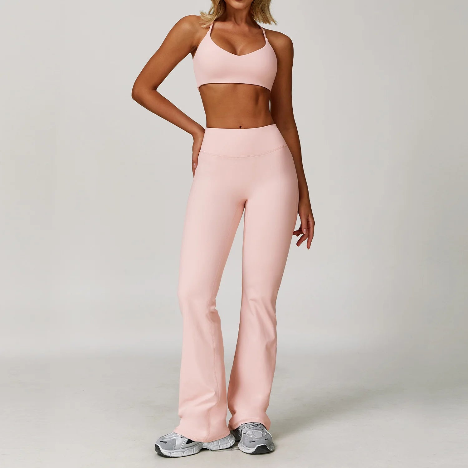 Yoga Suit 2/3PCS Women Tracksuit Sports Set Gym Set Running Workout Clothes Long Sleeve Sports Bra Athletic Wear Yoga Clothing