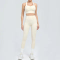 Women's Tracksuit Fitness Suit Yoga Sets Sportswear Workout Outfits Sports Bra High Waist Leggings Gym Clothing Sports Suits